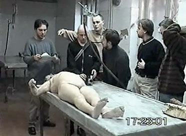 Here tomorrow,  Sat anatomije, video i jumbo print, (D.Friščićem i F.Rogićem), MSU, Gliptoteka HAZU, Zagreb, 2002.