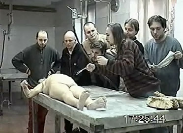 Here tomorrow,  Sat anatomije, video i jumbo print, (D.Friščićem i F.Rogićem), MSU, Gliptoteka HAZU, Zagreb, 2002.