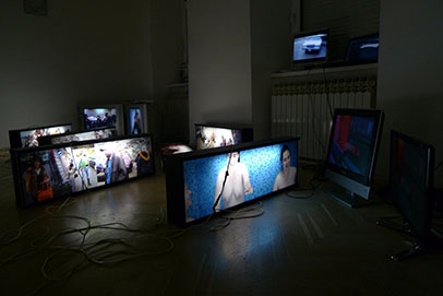 Trailer teaser Medusa, (s Dankom Friščićem) instalacija, galerija Nano, 2012.