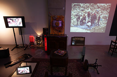 Brod luđaka, Davor Mezak, Danko Friščić, video instalacija, MSU, No galerija, 2014.